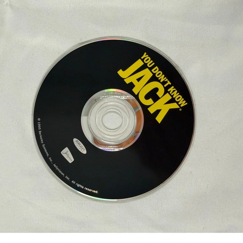 You Don't Know‎ Jack Original Irreverent Quiz Show PC Mac CD-ROM 1995 Berkeley